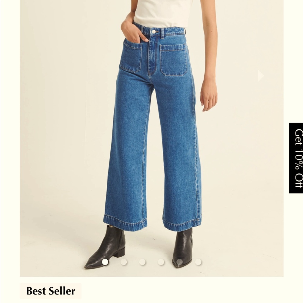Rolla’s Wide Leg Jeans- Sailor Style